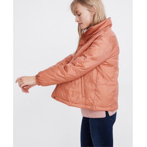 Madewell Jacket in Sweet Dahlia - Picture 4 of 6